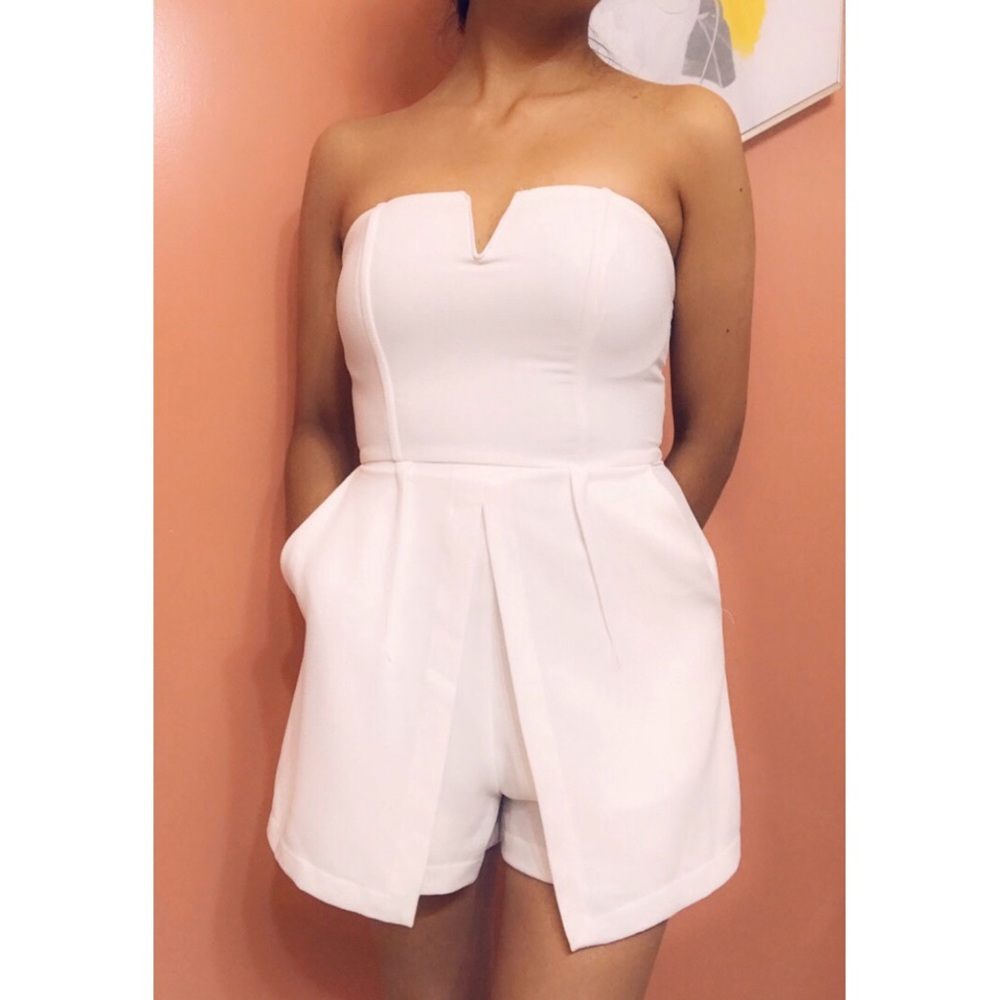 Cream Romper